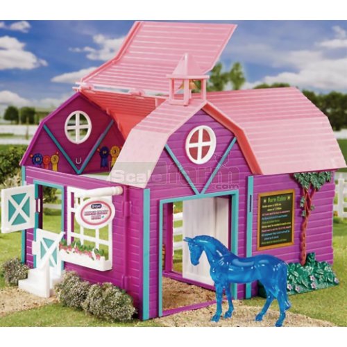 Breyer 59208 Horse Crazy Barn With Stablemates Horse