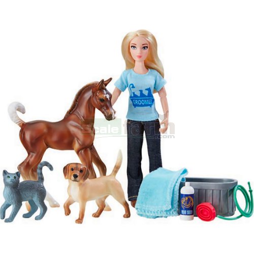 Pet Groomer - Figure, Animals and Accessories Set