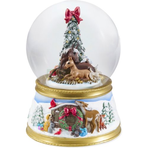 The Gift of Love Musical Snow Globe