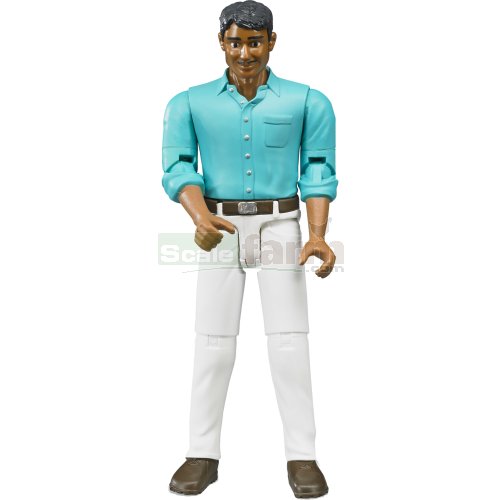 Man with White Jeans