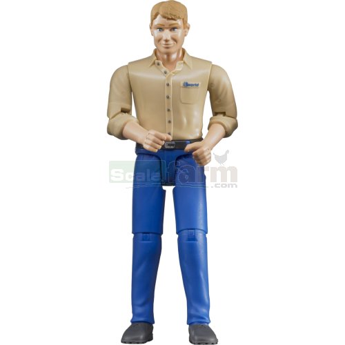 Man with Blue Trousers