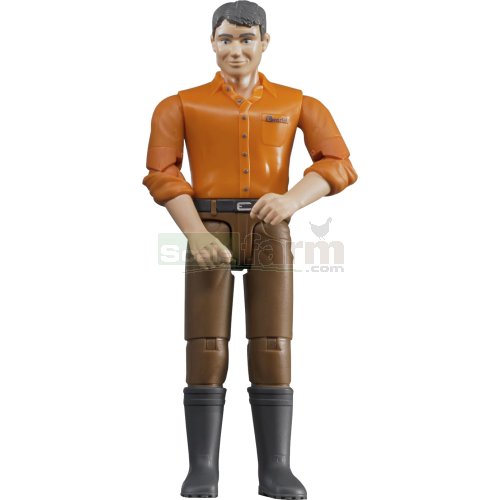 Man with Brown Trousers and Boots