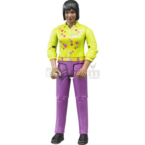 Woman with Pink Jeans