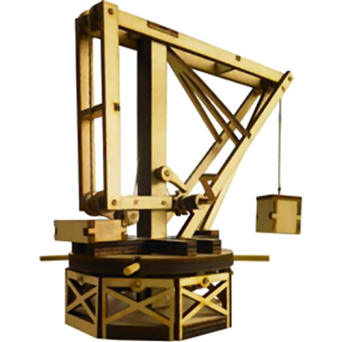Da Vinci Wood Model Kit - Rotatable Crane
