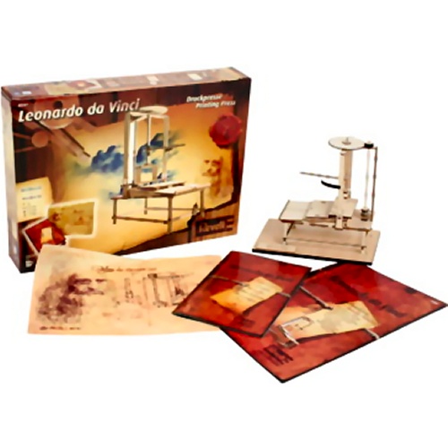Da Vinci Wood Model Kit - Printing Press