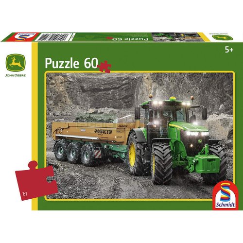 John Deere 7310R Tractor and Joskin Trailer 60 Piece Jigsaw