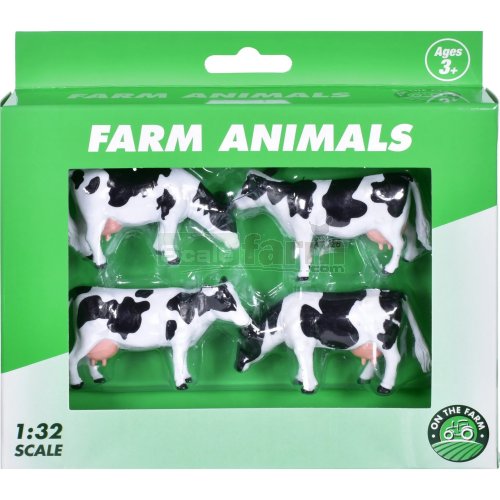 Farm Animals Cows (Pack of 4)