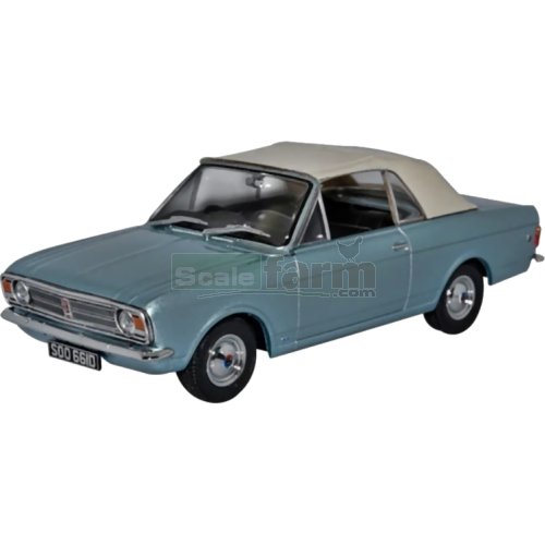 Ford Cortina MkII Crayford Convertible - Blue Mink