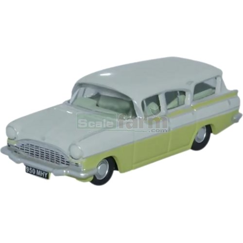 Vauxhall Cresta Friary Estate - Swan White/Lime Yellow