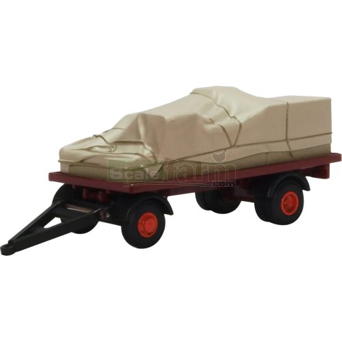 Canvassed Trailer - Maroon and Red