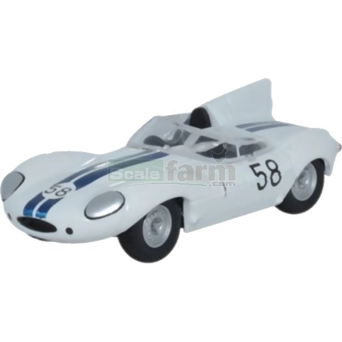 Jaguar D Type - Winner Lime Rock 1957