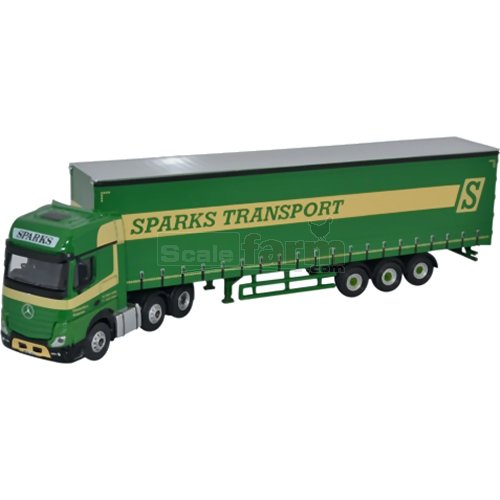 Mercedes Actros GSC Curtainside - Sparks Transport