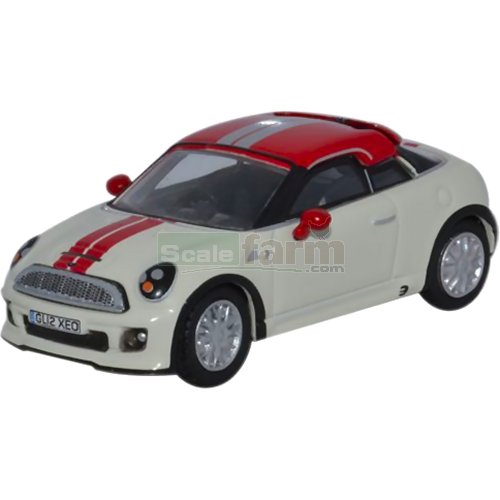 BMW Mini Coupe - Pepper White and Chilli Red