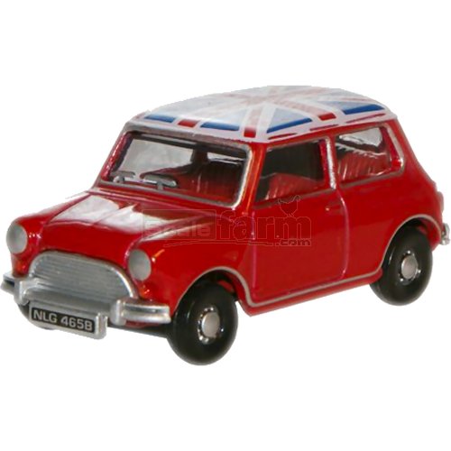 Classic Mini - Tartan Red/Union Jack