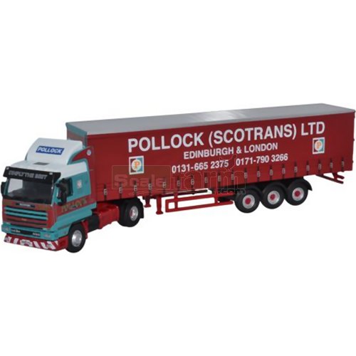 Scania 143 40ft Curtainside - Pollock