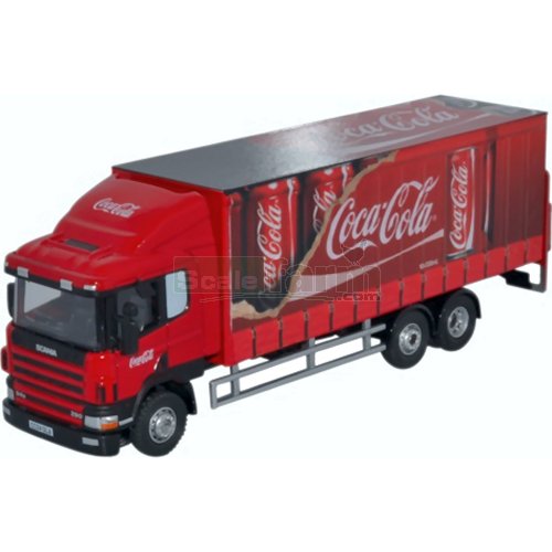 Scania 94D 6-Wheel Curtainside - Coca Cola