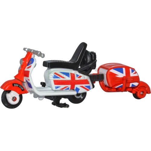 Scooter and Trailer - Union Jack