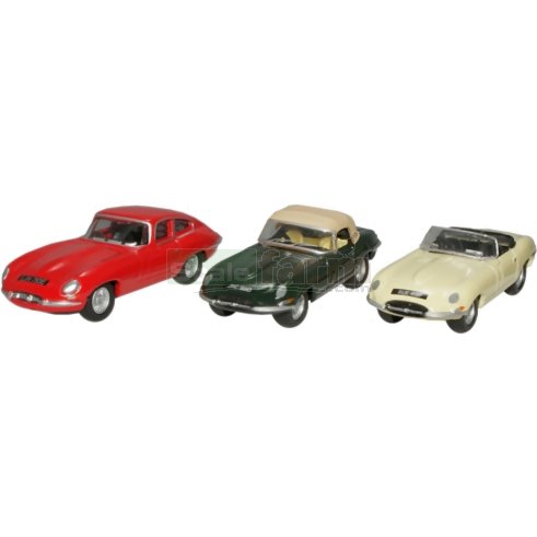 Jaguar E Type 3 Car Set