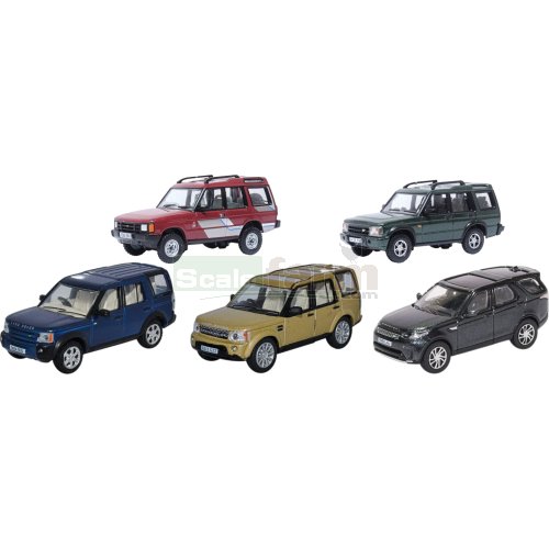 Land Rover Discovery 5 Car Set (1/2/3/4/5 Gen)