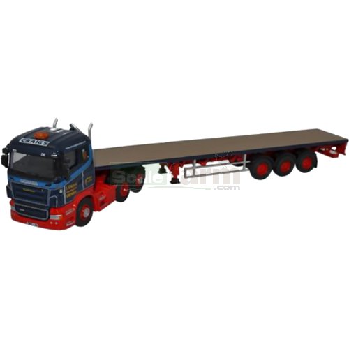 Scania Highline Flatbed Trailer - Ian Craig Haulage