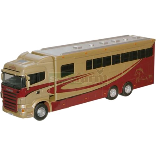 Scania 420 Highline Horsebox - Metallic Red