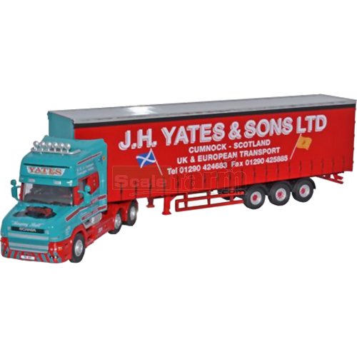 Scania T Cab Topline Curtainside - J H Yates