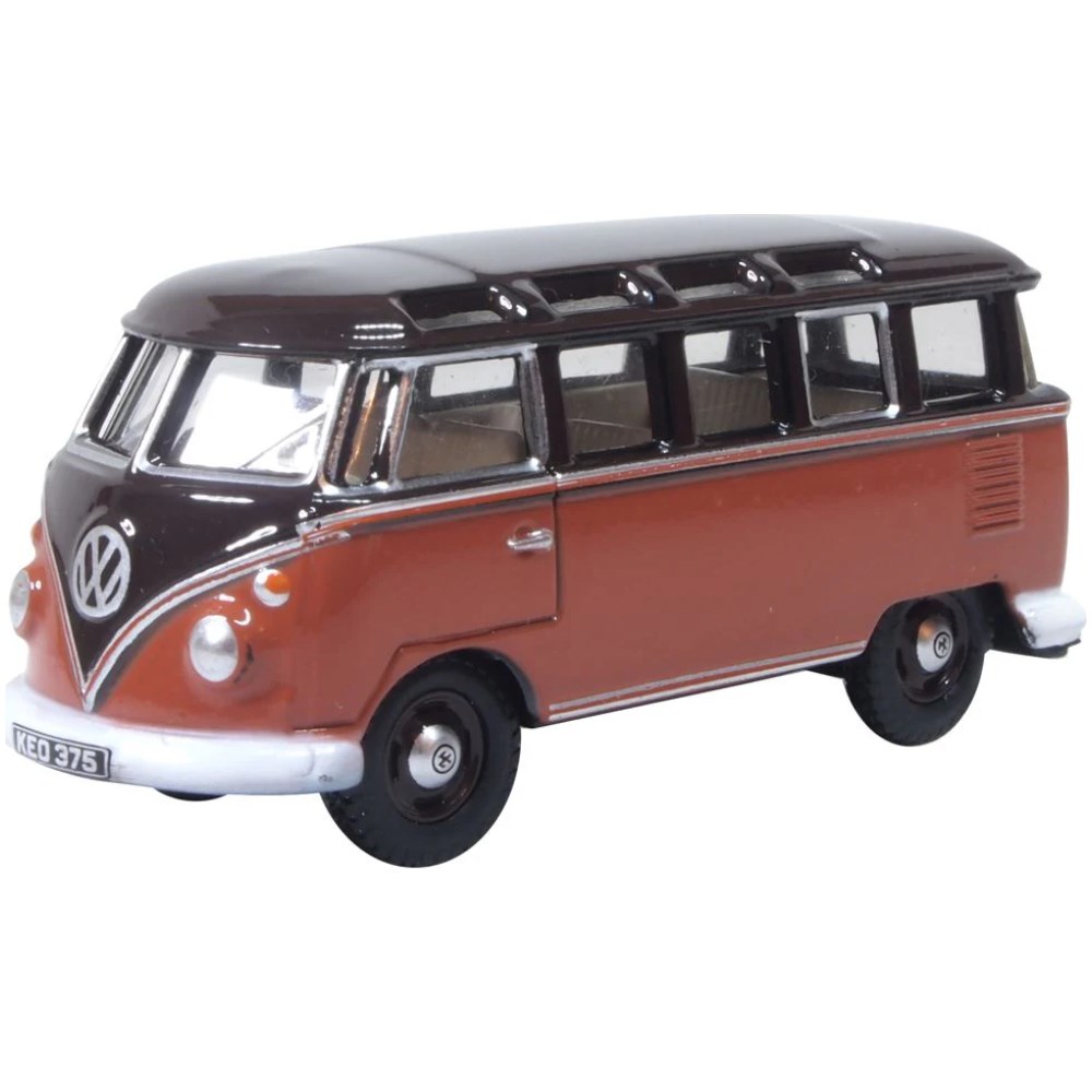 VW T1 Samba Bus - Sealing Wax Red/Chestnut Brown