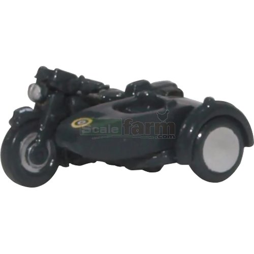 BSA Motorcycle and Sidecar - RAF Blue