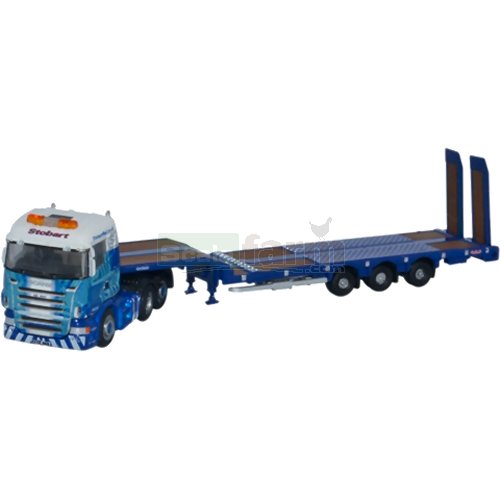 Scania Highline Nooteboom 3 Axle Semi Low Loader - Stobart Rail