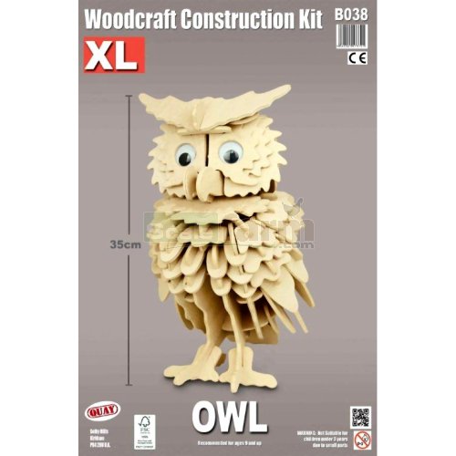 Quay B038 X Large Owl Woodcraft Construction Kit X Large Owl Woodcraft Construction Kit Quay B038