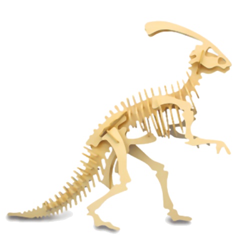 Stegosaurus Heebie Jeebies Wooden Build-a-dinosaur Educational 3d Model Kit for sale online 