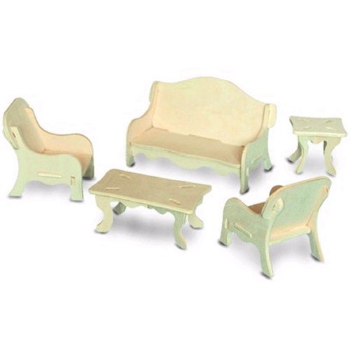 Quay P008 Living Room Furniture Woodcraft Construction Kit