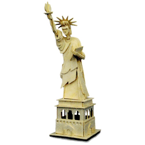 quay p031 statue of liberty woodcraft construction kit