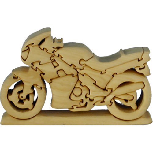 Quay TD019 Sports Motorbike Wooden Puzzle
