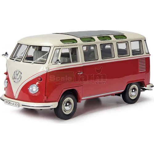 VW T1 Samba - Red / Beige