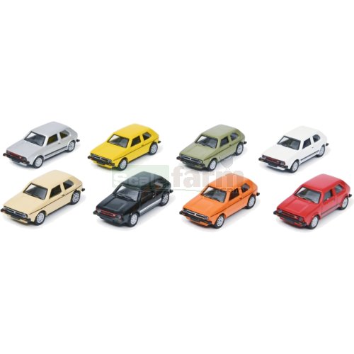 VW Golf - Set of 8 Assorted