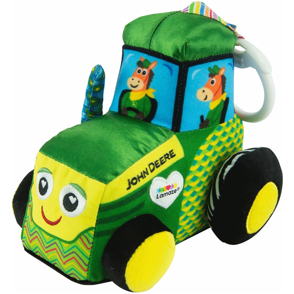 John Deere Tractor Clip & Go Baby Toy