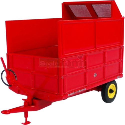 Massey Ferguson MF21 3.5 Ton Tipping Trailer with Silage Extension Sides (Universal Hobbies 6243)