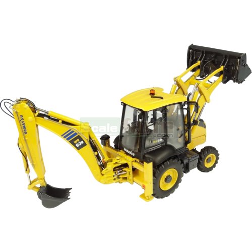 Universal Hobbies 8142 Komatsu WB93R8 Backhoe Loader