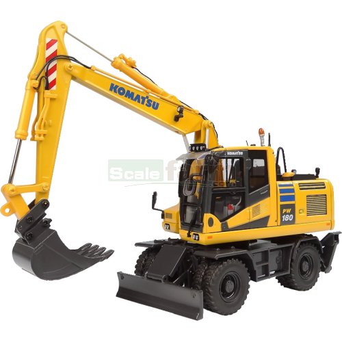 Komatsu PW180-11 Excavator with Bucket and Hydraulic Breaker