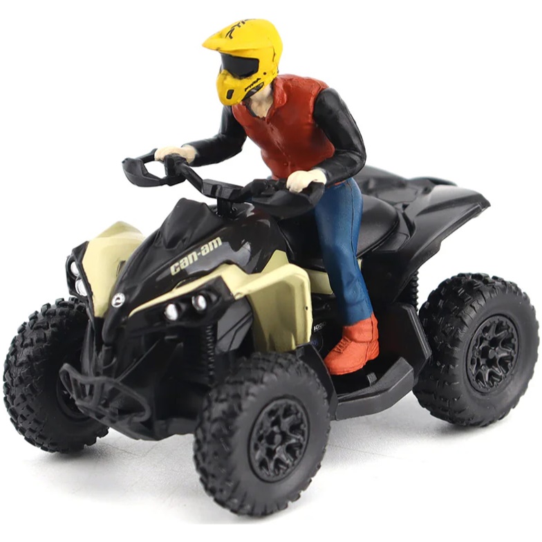 CAN-AM Renegade X XC 1000R Quad with Figure - Black/Yellow