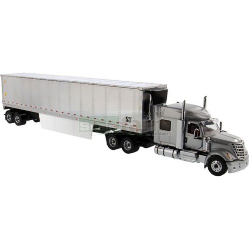International Lonestar Sleeper (Grey) with 53' Refrigerated Van