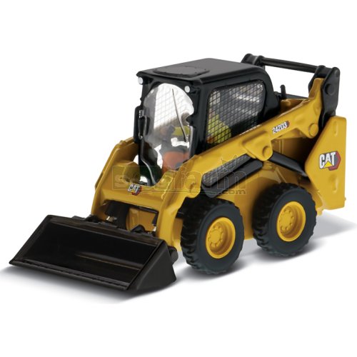 CAT 242D3 Skid Steer Loader - Yellow