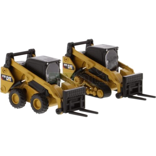 CAT 272D2 Skid Steer Loader and CAT 297D2 Compact Track Loader