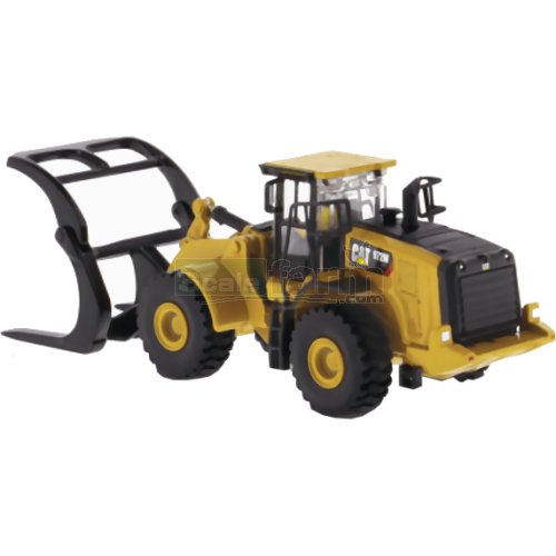 CAT 972M Wheel Loader with Log Fork