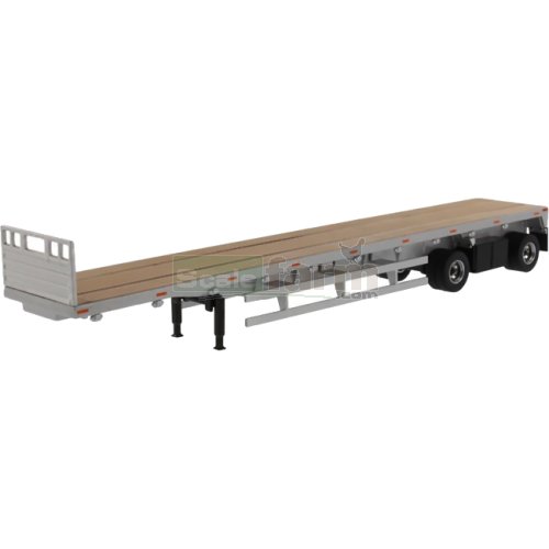 Flat Bed Trailer 53' - Silver