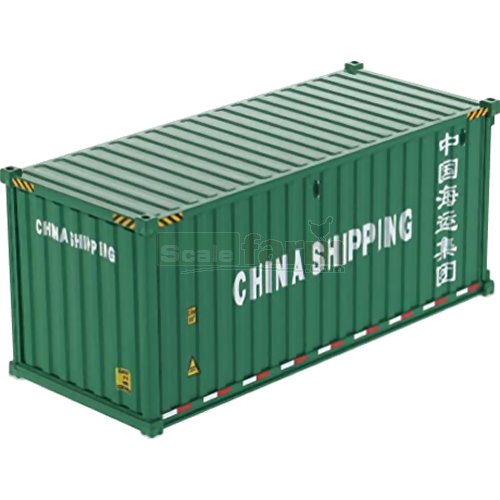 20' Dry Goods Sea Container - China Shipping (Green)