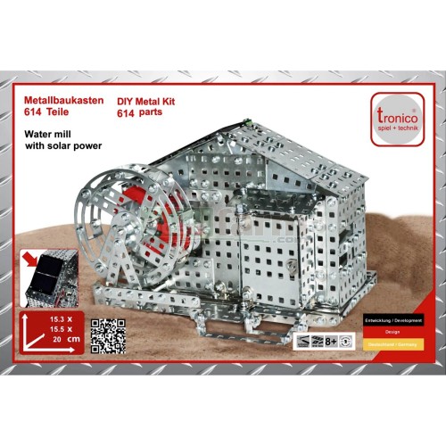 Tronico Water Mill With Solar Power Construction Kit Tronico Water Mill With Solar Power Construction Kit
