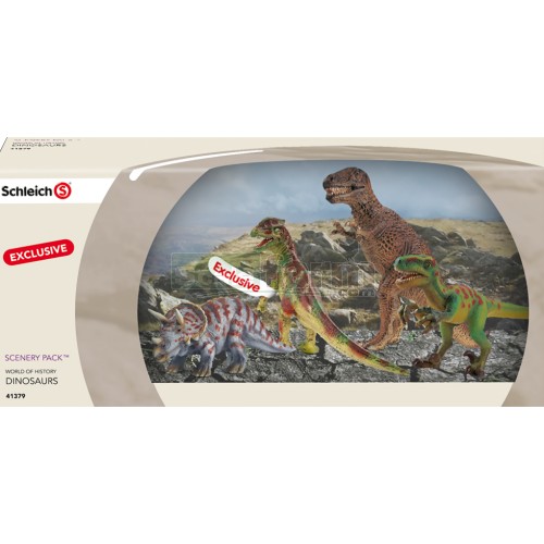 Scenery Pack 4 Dinosaurier - Exclusive in OVP aus 2015 Schleich® 41400 
