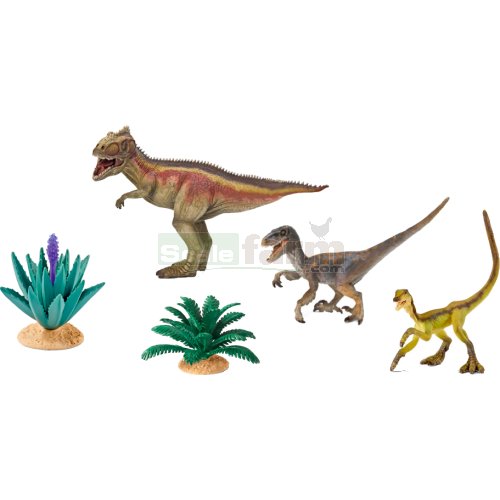 Schleich T-Rex /& Velociraptor Set